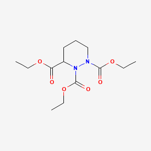 B599858 Triethyl tetrahydropyridazine-1,2,3-tricarboxylate CAS No. 150927-67-6