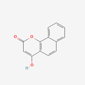 molecular formula C13H8O3 B599864 4-hydroxy-2H-benzo[h]chromen-2-one CAS No. 5594-97-8