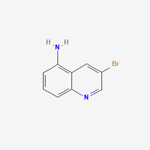 molecular formula C9H7BrN2 B599866 3-Bromoquinolin-5-amine CAS No. 116632-57-6