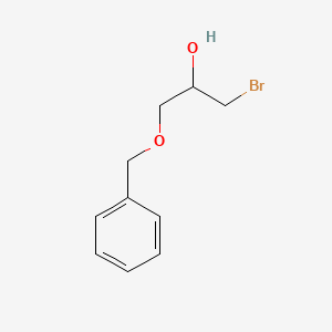 molecular formula C10H13BrO2 B599874 1-溴-3-苄氧基-2-丙醇 CAS No. 148173-18-6