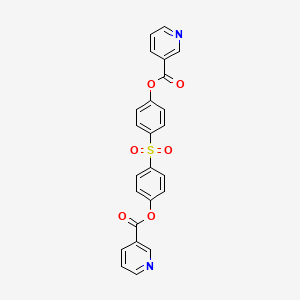 sulfonyldi-4,1-phenylene dinicotinate