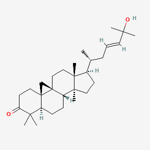 molecular formula C30H48O2 B599890 25-Hydroxycycloart-23-en-3-one CAS No. 148044-47-7