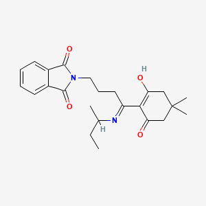 2-[4-(sec-butylamino)-4-(4,4-dimethyl-2,6-dioxocyclohexylidene)butyl]-1H-isoindole-1,3(2H)-dione