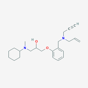 1-(2-{[allyl(2-propyn-1-yl)amino]methyl}phenoxy)-3-[cyclohexyl(methyl)amino]-2-propanol