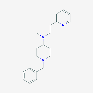 1-benzyl-N-methyl-N-[2-(2-pyridinyl)ethyl]-4-piperidinamine