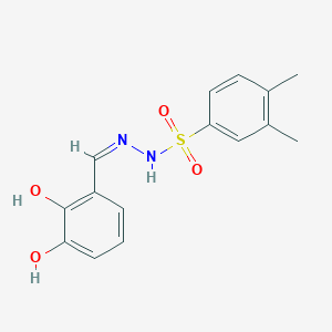 N'-(2,3-dihydroxybenzylidene)-3,4-dimethylbenzenesulfonohydrazide