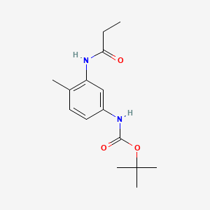 tert-butyl [4-methyl-3-(propionylamino)phenyl]carbamate