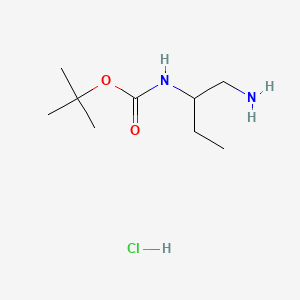 molecular formula C9H21ClN2O2 B599915 2-N-Boc-丁烷-1,2-二胺-盐酸盐 CAS No. 138374-00-2