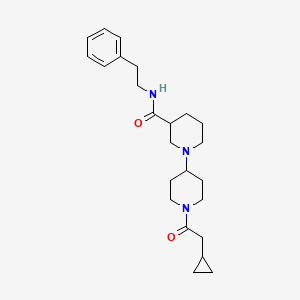 1'-(cyclopropylacetyl)-N-(2-phenylethyl)-1,4'-bipiperidine-3-carboxamide