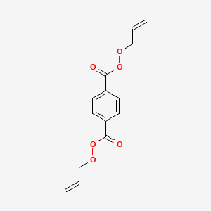 molecular formula C14H14O6 B599921 Bis(prop-2-enyl) benzene-1,4-dicarboperoxoate CAS No. 199125-64-9