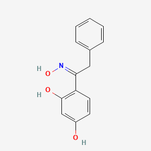 4-[(1Z)-N-hydroxy-2-phenylethanimidoyl]benzene-1,3-diol