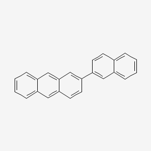 molecular formula C24H16 B599933 2-(2-naphthalenyl)Anthracene CAS No. 15248-70-1