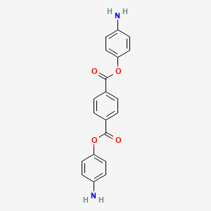 molecular formula C20H16N2O4 B599948 Bis(4-aminophenyl) terephthalate CAS No. 16926-73-1