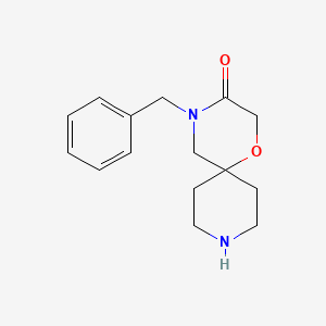 molecular formula C15H20N2O2 B599956 4-苄基-1-氧杂-4,9-二氮杂螺[5.5]十一烷-3-酮 CAS No. 151096-96-7