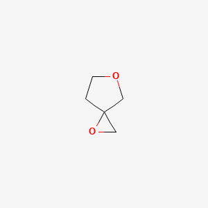 molecular formula C5H8O2 B599958 1,5-二氧杂螺[2.4]庚烷 CAS No. 185-61-5