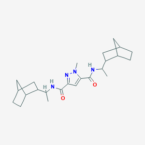 N,N'-bis(1-bicyclo[2.2.1]hept-2-ylethyl)-1-methyl-1H-pyrazole-3,5-dicarboxamide