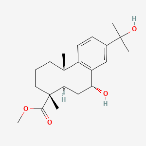 molecular formula C21H30O4 B599964 Methyl 7,15-dihydroxydehydroabietate CAS No. 155205-65-5