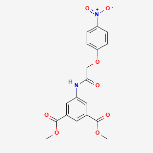 dimethyl 5-{[(4-nitrophenoxy)acetyl]amino}isophthalate