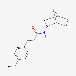 N-(bicyclo[2.2.1]hept-2-yl)-3-(4-ethylphenyl)propanamide