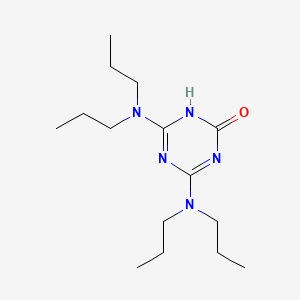 molecular formula C15H29N5O B5999807 4,6-bis(dipropylamino)-1,3,5-triazin-2(1H)-one 