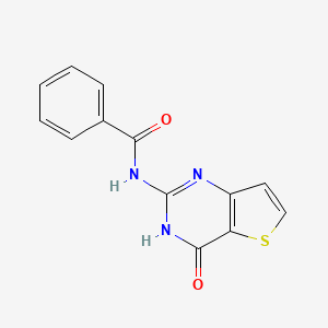 N-(4-oxo-3H-thieno[3,2-d]pyrimidin-2-yl)benzamide