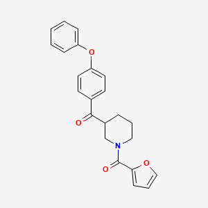 [1-(2-furoyl)-3-piperidinyl](4-phenoxyphenyl)methanone