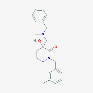 3-{[benzyl(methyl)amino]methyl}-3-hydroxy-1-(3-methylbenzyl)-2-piperidinone