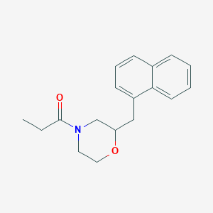 2-(1-naphthylmethyl)-4-propionylmorpholine