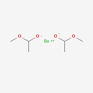 molecular formula C6H14BaO4 B600000 Barium bis(1-methoxyethan-1-olate) CAS No. 115503-13-4