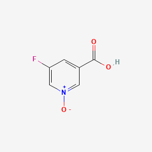molecular formula C6H4FNO3 B600003 5-氟吡啶-3-羧酸 N-氧化物 CAS No. 1526-19-8