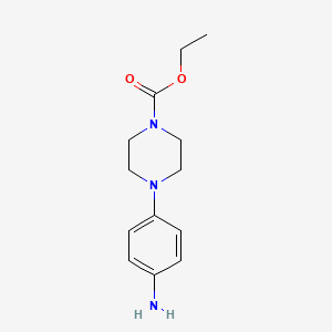 molecular formula C13H19N3O2 B600004 4-(4-氨基苯基)哌嗪-1-羧酸乙酯 CAS No. 16154-70-4