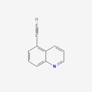 molecular formula C11H7N B600010 5-Ethynylquinoline CAS No. 103987-79-7