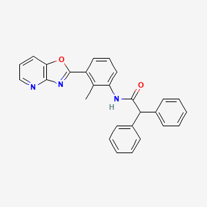 N-(2-methyl-3-[1,3]oxazolo[4,5-b]pyridin-2-ylphenyl)-2,2-diphenylacetamide