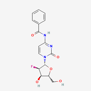 molecular formula C16H16FN3O5 B600019 N4-Benzoyl-2'-fluoro-2'-deoxycytidine CAS No. 146954-76-9