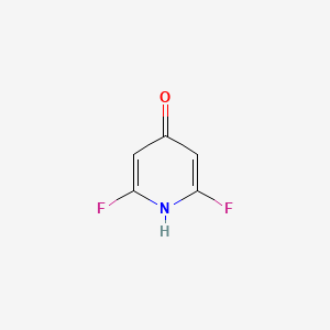 molecular formula C5H3F2NO B600026 2,6-二氟吡啶-4-醇 CAS No. 197717-50-3