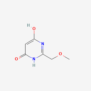 molecular formula C6H8N2O3 B600041 2-(Methoxymethyl)pyrimidine-4,6-diol CAS No. 1903-90-8