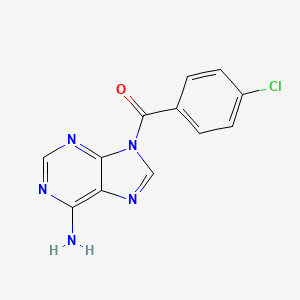 B600042 9-(4-Chlorobenzoyl)-9H-purin-6-amine CAS No. 126749-53-9