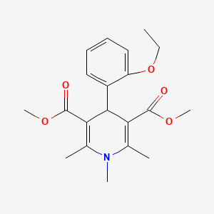 dimethyl 4-(2-ethoxyphenyl)-1,2,6-trimethyl-1,4-dihydro-3,5-pyridinedicarboxylate