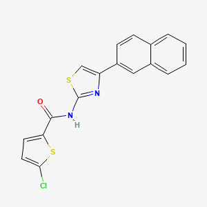 5-chloro-N-[4-(2-naphthyl)-1,3-thiazol-2-yl]-2-thiophenecarboxamide