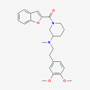 1-(1-benzofuran-2-ylcarbonyl)-N-[2-(3,4-dimethoxyphenyl)ethyl]-N-methyl-3-piperidinamine