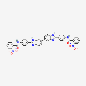 N,N'-(1H,3'H-5,5'-bibenzimidazole-2,2'-diyldi-4,1-phenylene)bis(2-nitrobenzamide)