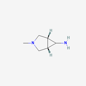 B600055 Exo-3-methyl-6-amino-3-azabicyclo[3.1.0]hexane CAS No. 164799-15-9
