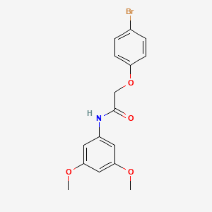 molecular formula C16H16BrNO4 B6000557 2-(4-bromophenoxy)-N-(3,5-dimethoxyphenyl)acetamide 