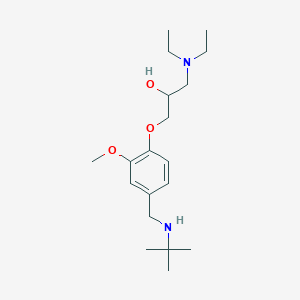 1-{4-[(tert-butylamino)methyl]-2-methoxyphenoxy}-3-(diethylamino)-2-propanol