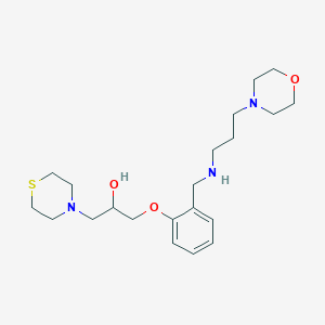 1-[2-({[3-(4-morpholinyl)propyl]amino}methyl)phenoxy]-3-(4-thiomorpholinyl)-2-propanol