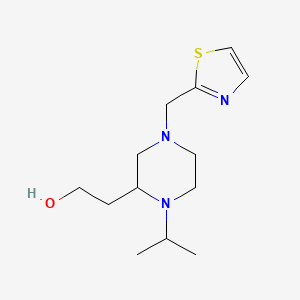 2-[1-isopropyl-4-(1,3-thiazol-2-ylmethyl)-2-piperazinyl]ethanol