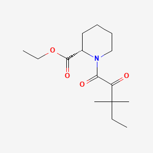 B600077 (S)-Ethyl 1-(3,3-dimethyl-2-oxopentanoyl)piperidine-2-carboxylate CAS No. 152754-33-1
