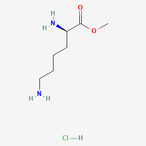 molecular formula C7H17ClN2O2 B600107 (R)-Methyl 2,6-diaminohexanoate hydrochloride CAS No. 187458-76-0