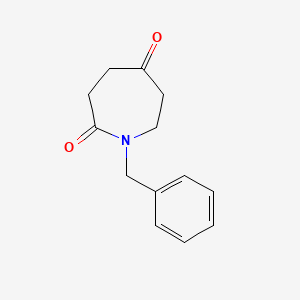 molecular formula C13H15NO2 B600117 1-Benzylazepane-2,5-dione CAS No. 154195-30-9