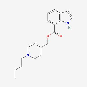 molecular formula C19H26N2O2 B600118 (1-丁基哌啶-4-基)甲基 1H-吲哚-7-羧酸酯 CAS No. 156600-98-5